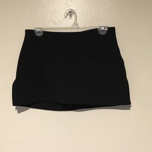 Retro Black Skort